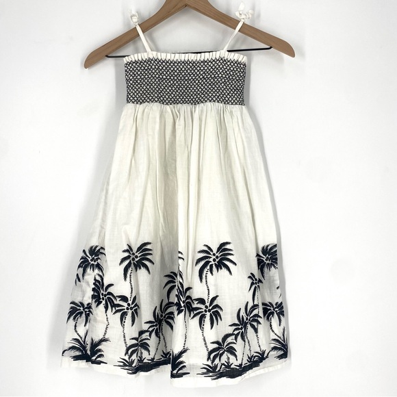 Janie and Jack Other - Janie & Jack Girls Smocked Palm Dress